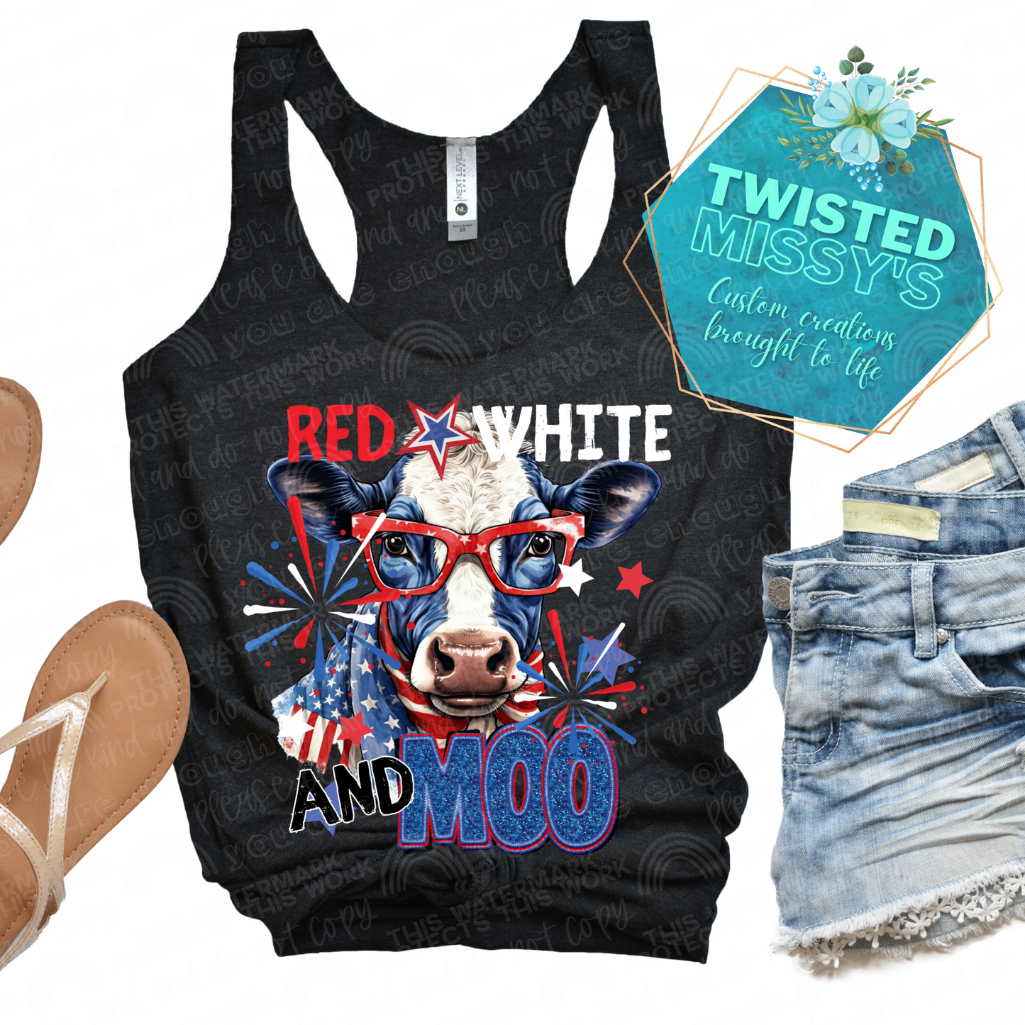 Red white and moo