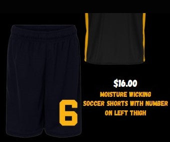 Prairie Pythons Youth Shorts ONLY***