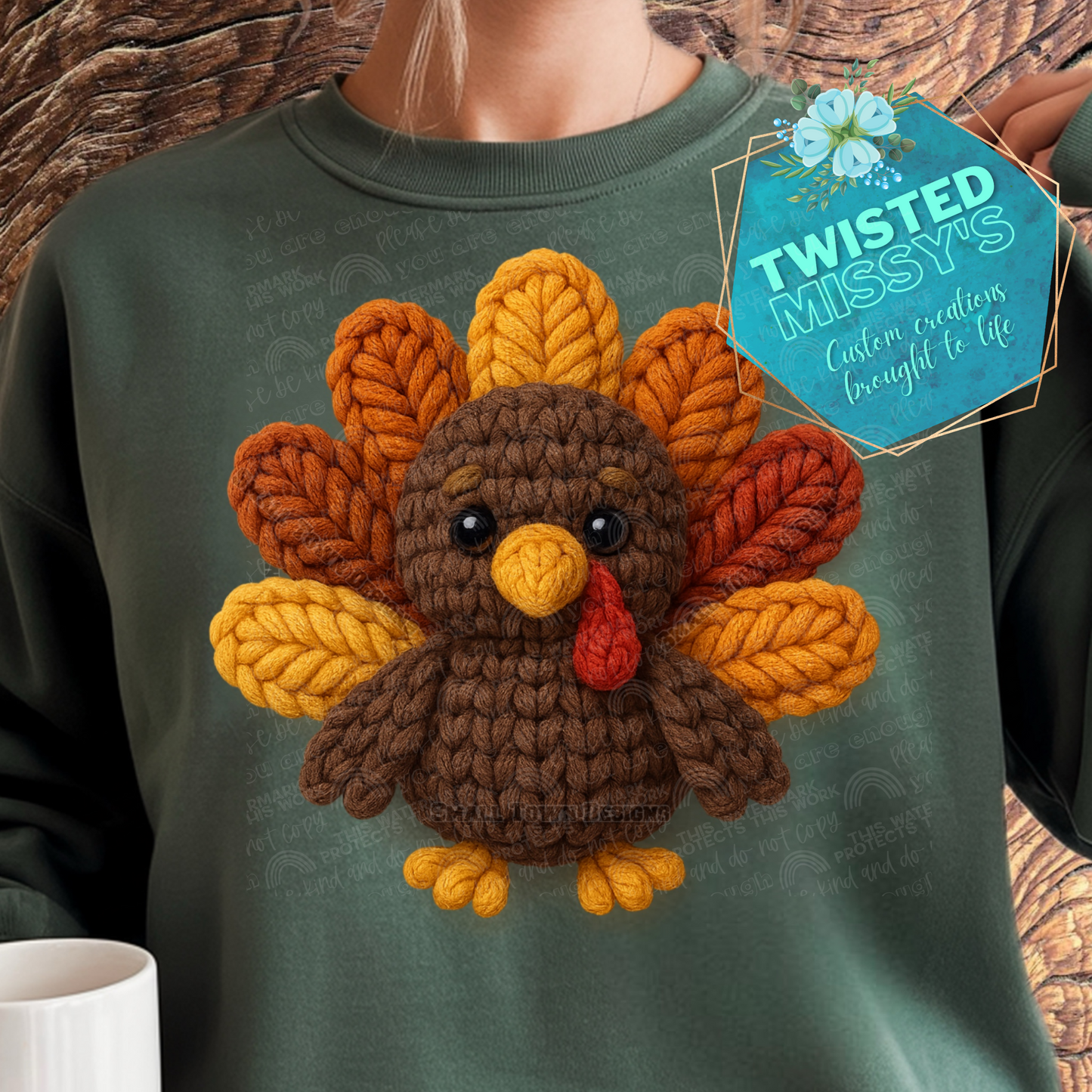 Crochet turkey