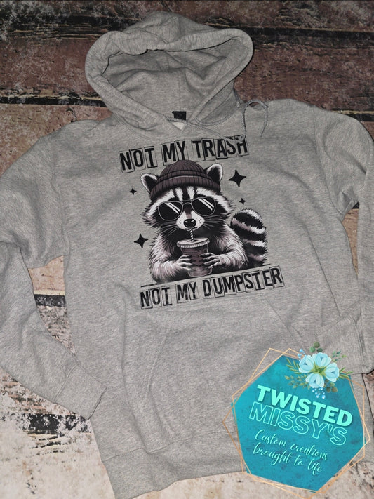 Not my trash.  not my dumpster