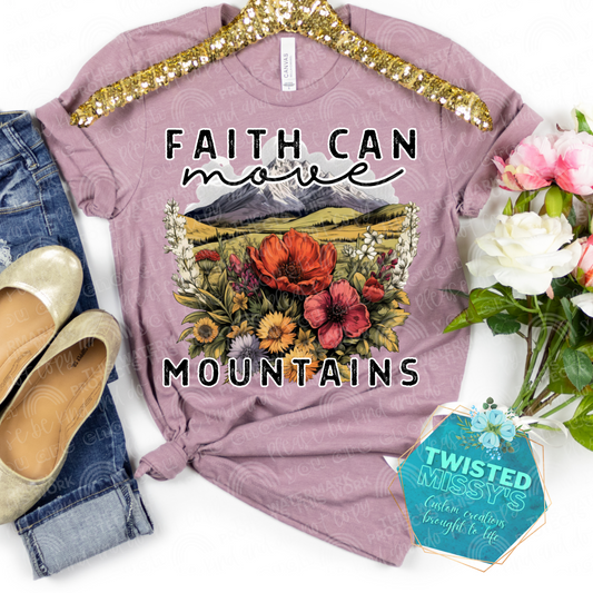 Faith can move mountains