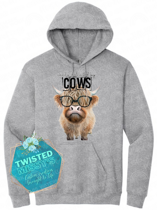 Easily distracted by cows